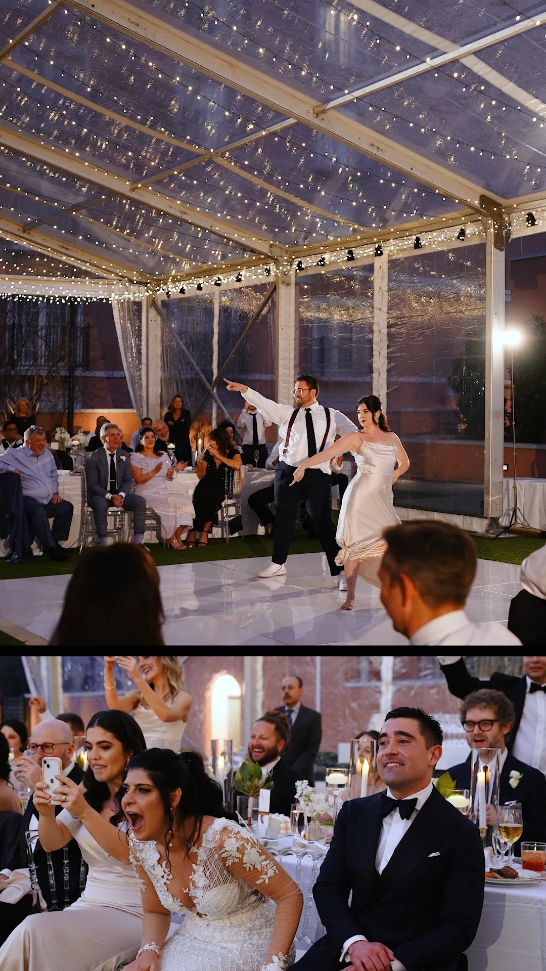 Bride is totally SURPRISED when the best man and his sister perform an unforgettable choreographed dance. #weddingdance